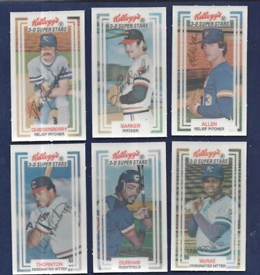 COMPLETA O ACTUALIZA TU SET 1983 TARJETA KELLOGGS 3-D SUPERSTARS ENVÍO S .99 Foto 1 de 4