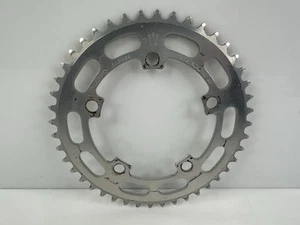 Vintage Sugino BMX Racing 44t Chainring Silver Japan - Picture 1 of 3