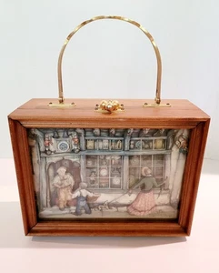VTG ANTON PIECK 1968 "CLOCK SHOP" 3D SHADOW BOX-- STORAGE BOX - Picture 1 of 11
