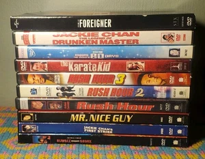 Jackie Chan Collection (10-Movie DVD Lot) Rumble Bronx First Strike Rush Hour - Imagen 1 de 8