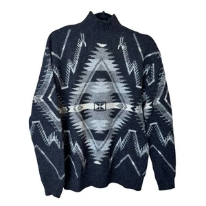 Ralph Lauren Wool Alpaca Southwestern Western Aztec Navajo Sweater Men’s Small - Picture 1 of 11