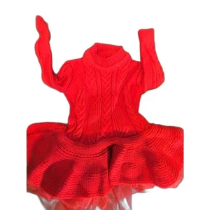 Vestido de fiesta rojo para niñas talla 3 - Imagen 1 de 1
