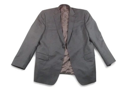 ZZegna Blazer Mens 54C Charcoal Gray Wool Mohair City Suit Jacket Sport Coat - Image 1 of 4