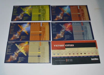 Axis and Allies Replacement Pieces Reference Charts Battle Boards Country Cards - Image 1 of 4