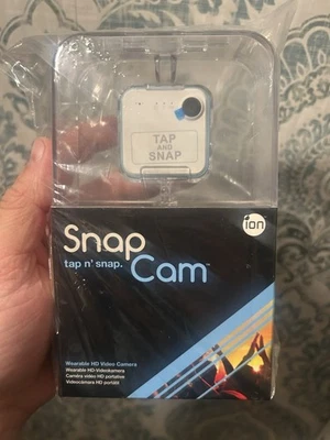ion SnapCam Wearable HD Video Camera NEW Sealed White And Baby Blue T2 - Image 1 of 4