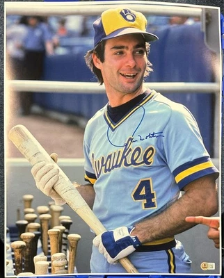 Paul Molitor Autographed 16x20 Milwaukee Brewers Photo BAS HOF - Image 1 of 2