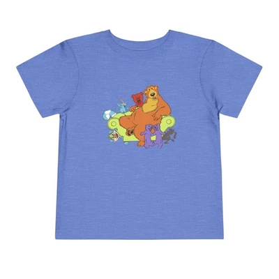 Camiseta Bear In The Big Blue House Couch Pip Pop Tutter Ojo Serie 90 Niño Pequeño Foto 1 de 4