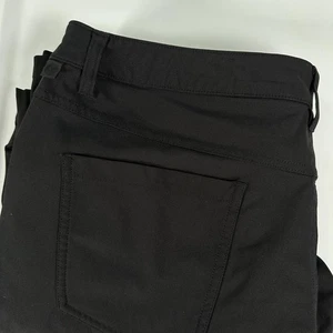 Lululemon ABC Classic 5-Pocket Pants Mens 36 Black Warpstreme Stretch Golf - Picture 1 of 10