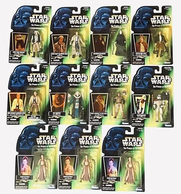 Lote de 11 Figuras POTF Star Wars 1996 Nuevo en Paquete Poder de la Fuerza Colección 1 Nuevo de Lote Antiguo Foto 1 de 4