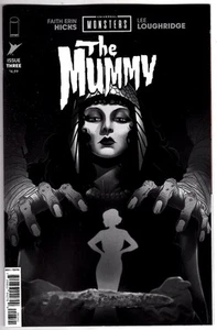 UNIVERSAL MONSTERS THE MUMMY #3 1:25 VARIANT BOO B&W CLASSIC HORROR INCENTIVE - Picture 1 of 2