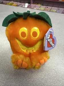 SWIBCO Vintage Puffkins 6696 Limited Edition Jack Pumpkin Soft Beanie Plush Tag - Picture 1 of 2