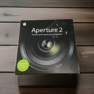 Apple Aperture 2 Photo Editing & Management Upgrade & Aperture Book UNTESTED - Picture 1 of 7