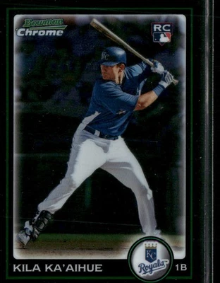 2010 Bowman Chrome Kila Ka'aihue #184 Kansas City Royals - Image 1 of 2