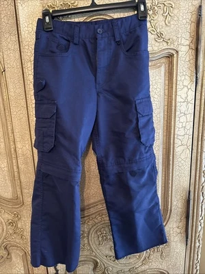 Boy Scouts of America Blue Switchback Uniform Convertible Zip Off Pants Youth 6 - Image 1 of 4