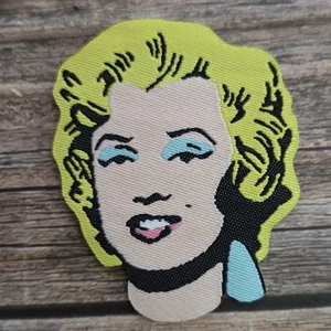 Marilyn Monroe Andy Warhol Painting Retro Modern Art Iron On Patch - Picture 1 of 2