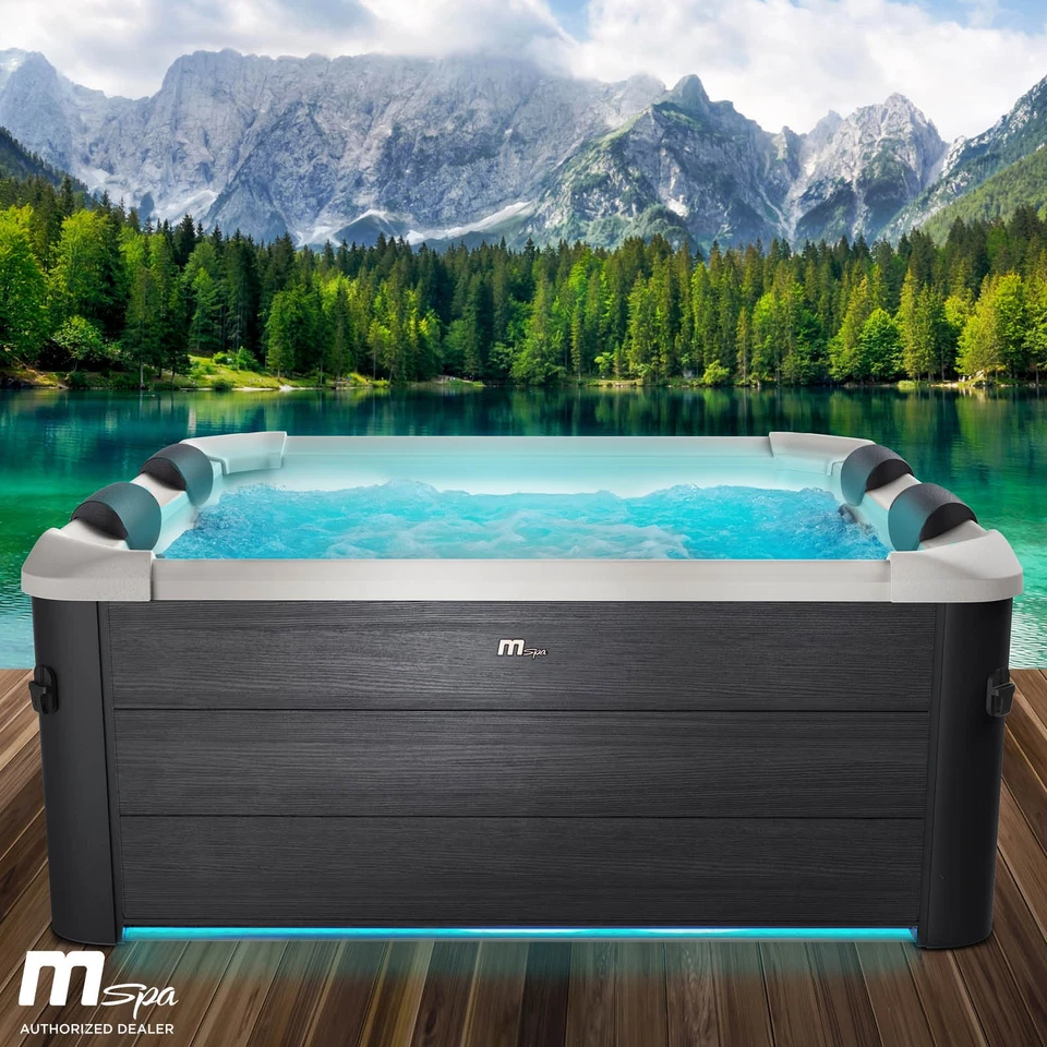 Whirlpool MSpa Oslo 6 Personen | Feste Außenwand 160x160x65cm In-Outdoor -2.Wahl - Bild 1 von 4
