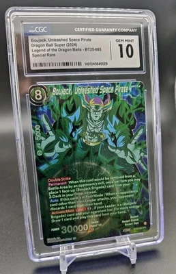Boujack Unleashed Space Pirate SPR	BT25-085	Dragon Ball Super Card Masters CGC10 - Image 1 of 2
