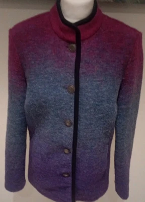 Peter Hahn Damen Wool 80% Blend Jacket Sz 14 - Image 1 of 3