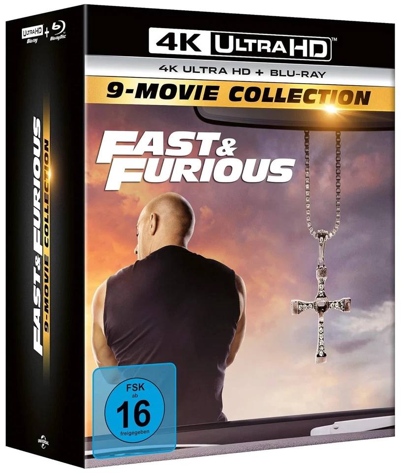 Fast and Furious 1-9 4k UHD+Blu Ray Box Set deutsch NEU+OVP - Bild 1 von 1