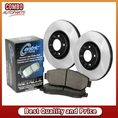 Front Disc Brake Pad Set Disc Brake Rotor fits 1994-2010 UD 1400 - Image 1 of 4