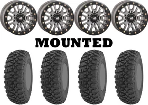 Kit 4 GBC Kanati Terra Master 30x10-14 on High Lifter HL23 Beadlock Gray 1KXP - Picture 1 of 5