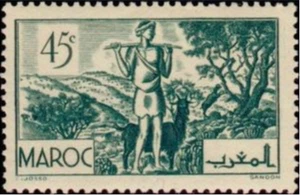 French Morocco #YT172 Mint 1939 Argan Goat Shepherd [158] - Picture 1 of 1