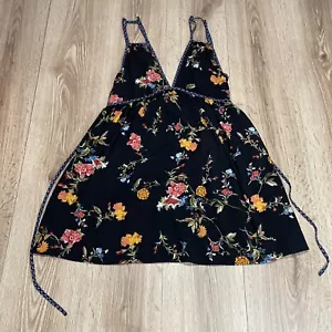 Band of Gypsies Boho Print Sleeveless Mini Dress Size S Womens Multicolor Floral - Picture 1 of 6