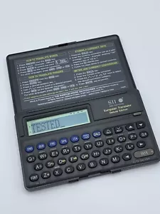 Seiko SII European Translator Deluxe Edition TR3000 Tr-3000 Ger Spa Fre Ita - Picture 1 of 4