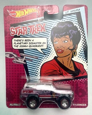 Jeep Wagoneer 1988 Hot Wheels Pop Culture Star Trek Lieutenant Uhura 2014 Foto 1 de 4