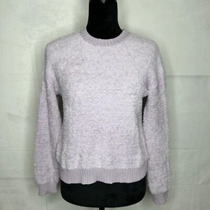 NWT Melrose and Market Girls Fuzzy Pullover Sweater Light Purple Size L (10-12) - Picture 1 of 9
