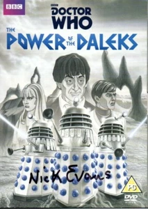 Doctor Who: THE POWER OF THE DALEKS DVD Slipcase Signed by Nick Evans - Foto 1 di 1