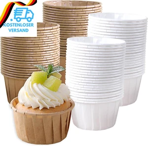 Muffinförmchen Papier Klein 100 Stk Mini Muffins Papierförmchen Muffinform Papie - Bild 1 von 12