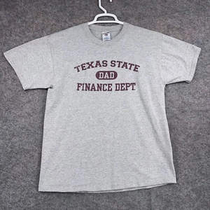Texas State Bobcats Shirt Mens Large Gray Short Sleeve College Football Texas - Picture 1 of 12