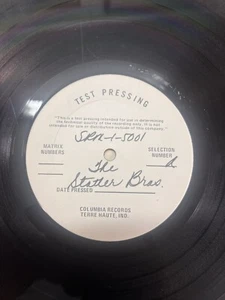 Test Pressing Rare! Statler Brothers Short Stories SRM-1-5001 15001 Terre Haute - Picture 1 of 5