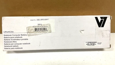 V7 Li-Ion Battery Dell Latitude XPS 14 15 17 DEL-XPS15X9V7 WHXY3 ✅❤️️✅❤️️ NEW - Image 1 of 3