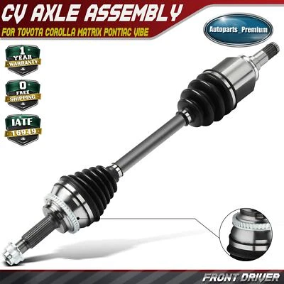 Conjunto de eje delantero LH CV para Toyota Corolla Matrix Pontiac Vibe 2003-2006 1,8 L Foto 1 de 4