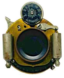 Rauber & Wollensak Optical Co. Rochester.N.Y. USA Lens Automatic Shutter 1900’s - Picture 1 of 10