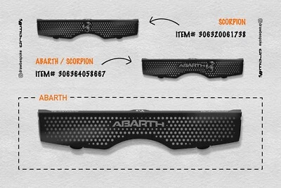 FIAT 500 ABARTH STYLE PARCEL SHELF - LOAD COVER -SATIN BLACK - ABARTH - Image 1 of 4