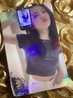 YUNJIN LE SSERAFIM Edition Celeb K-pop Pretty Girl Shiny Photo Card Selfie 2