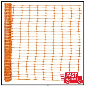 4 Ft X 100 Ft Outdoor Safety Fence Plastic Fencing Roll Construction Pet Orange - Picture 1 of 2