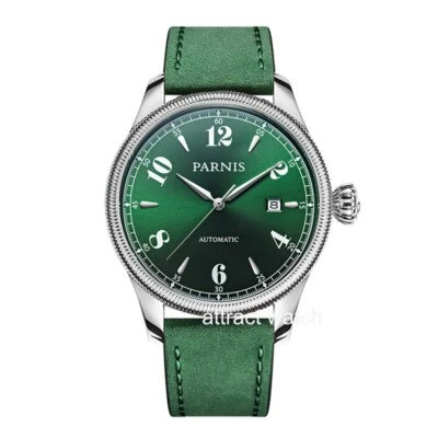 42mm Parnis Sapphire Glass Miyota Automatic Men's Mechnical Watch Stainless Case - Image 1 of 4