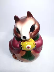 Vintage Sierra Vista Keramik Eichhörnchen Keksdose California Pottery kleiner Chip* - Bild 1 von 11