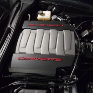 RED C7 Engine Cover Plastic Letters 2014-2019 Chevy Corvette Stingray NOT VINYL - Picture 1 of 12