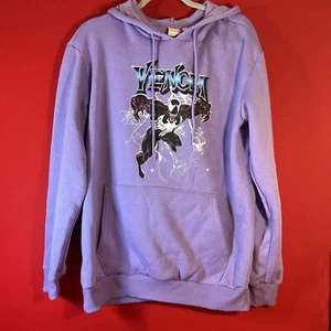Marvel Venom Graphic Purple Long Sleeve Pullover Hoodie - Men’s  Small - Picture 1 of 4