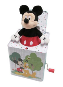 NEW KIDS PREFERRED Disney Baby Mickey Mouse Jack-in-The-Box Musical Toy Baby