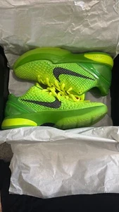 Size 7.5 - Nike Zoom Kobe 6 Protro Low Grinch - Picture 1 of 13
