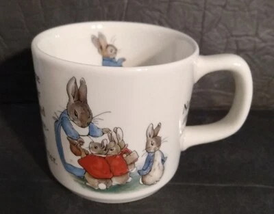 Taza de café Wedgwood Betrix Potter Peter Rabbit 3" de alto 2 7/8" de diámetro ¡Linda! Foto 1 de 4