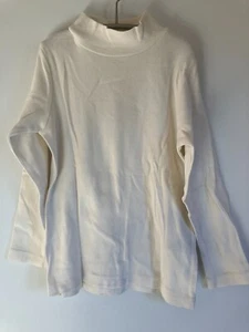 Kids Turtleneck Long T-shirt White 6T fashion Japanese Used - Picture 1 of 5