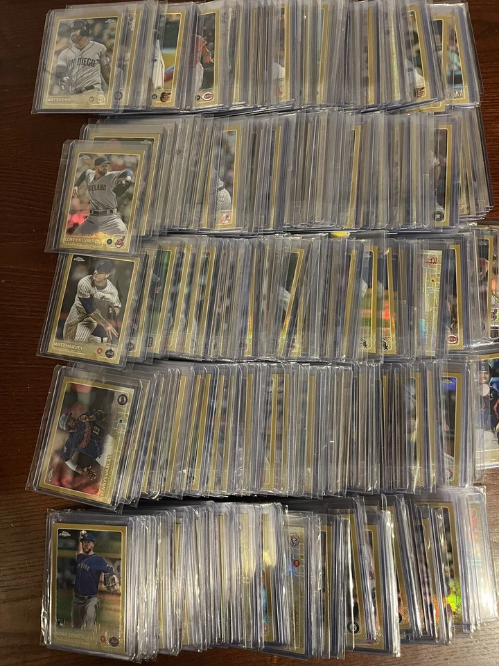 2015 Topps Chrome MLB GOLD REFRACTOR U Pick TROUT JETER KERSHAW LINDOR CORREA 50 - Image 1 of 1