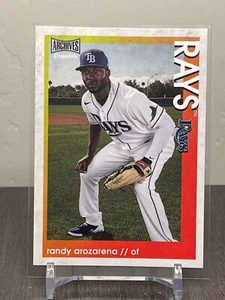 Instantáneas de archivos Randy Arozarena #43 2022 Topps - Rayos de la Bahía de Tampa - Imagen 1 de 2